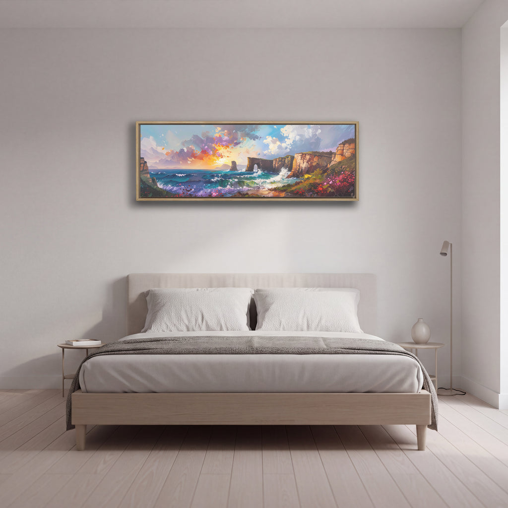 Cliffs Overlooking Sea