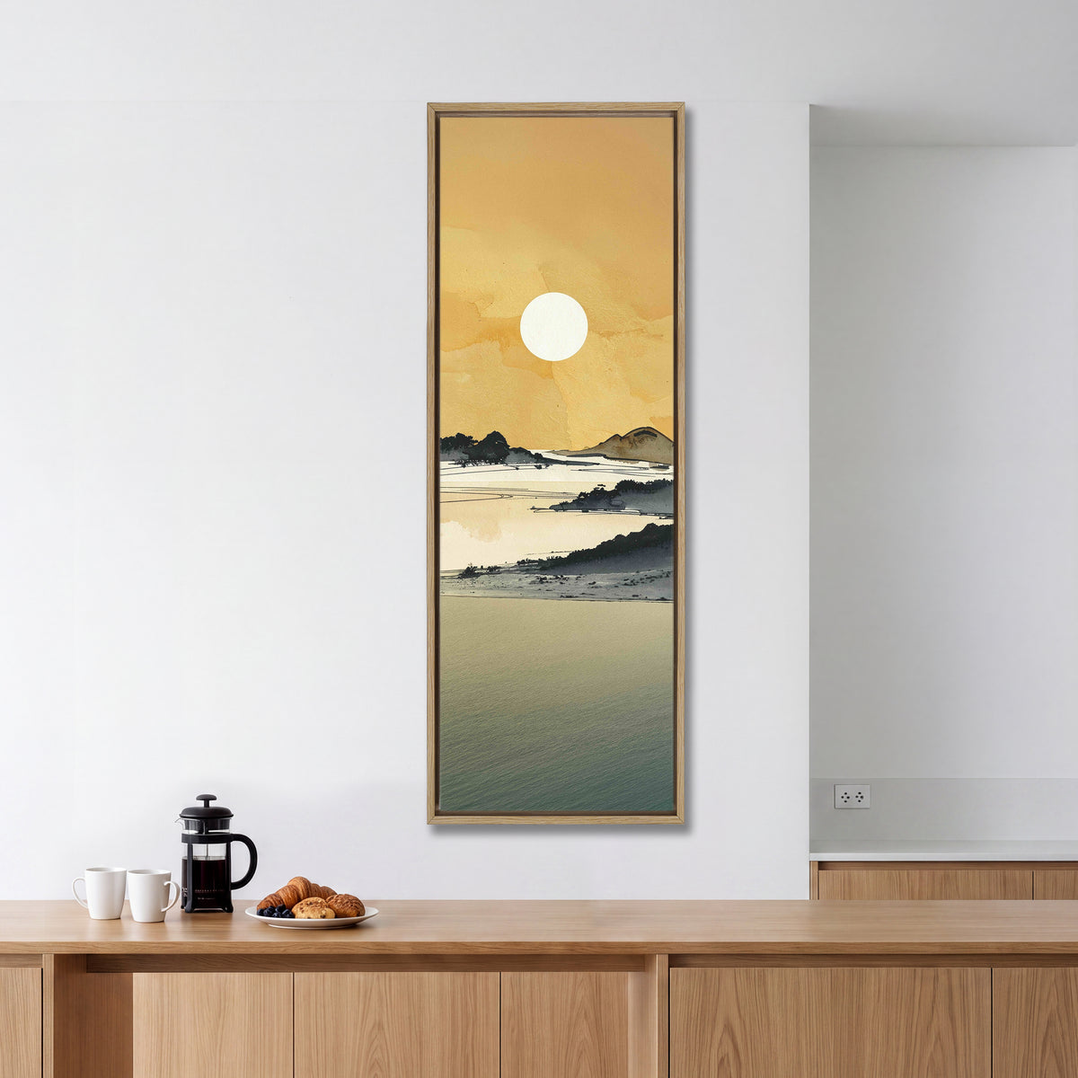 Enchanted Japanese Mountain Scene