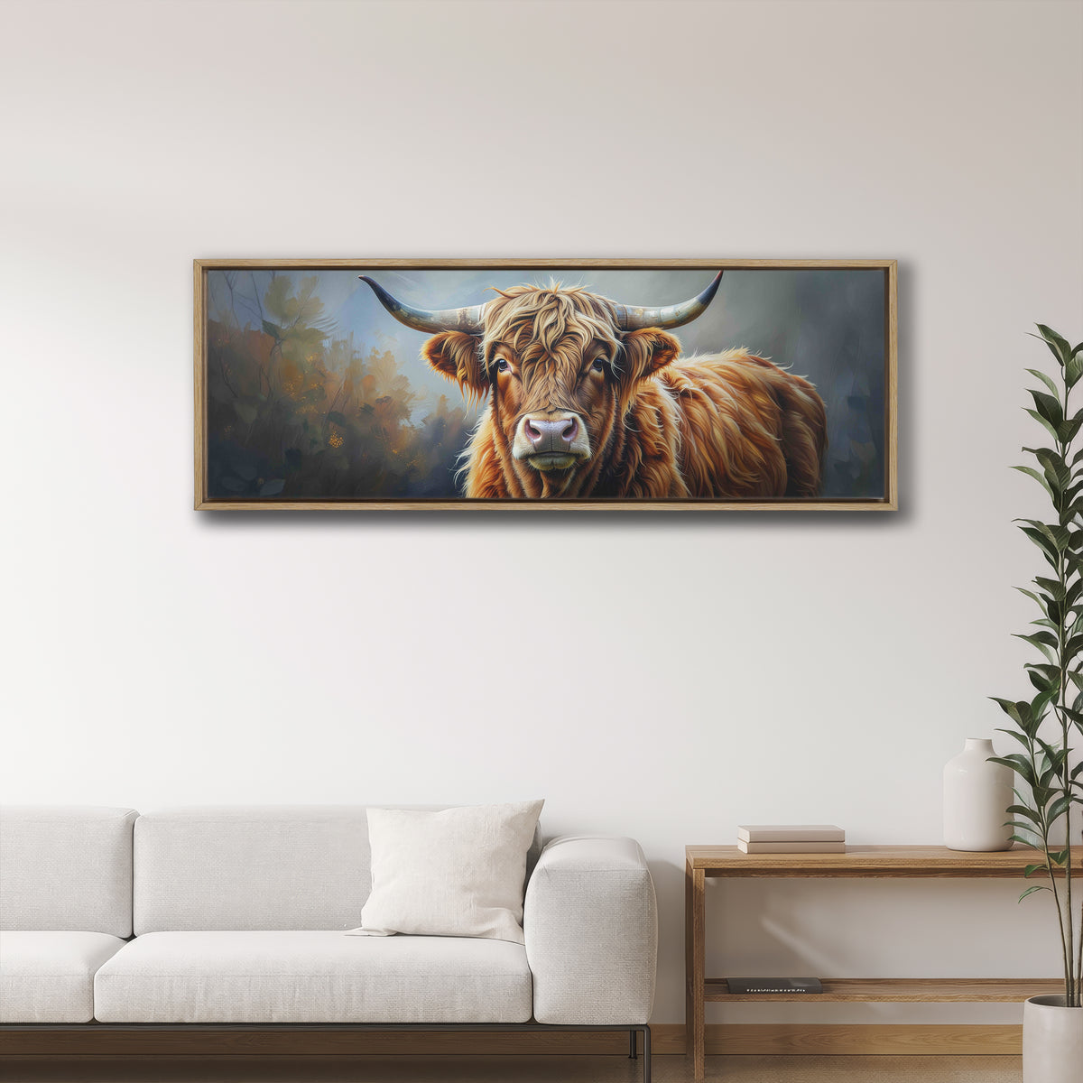 Fluffy Highland Cow