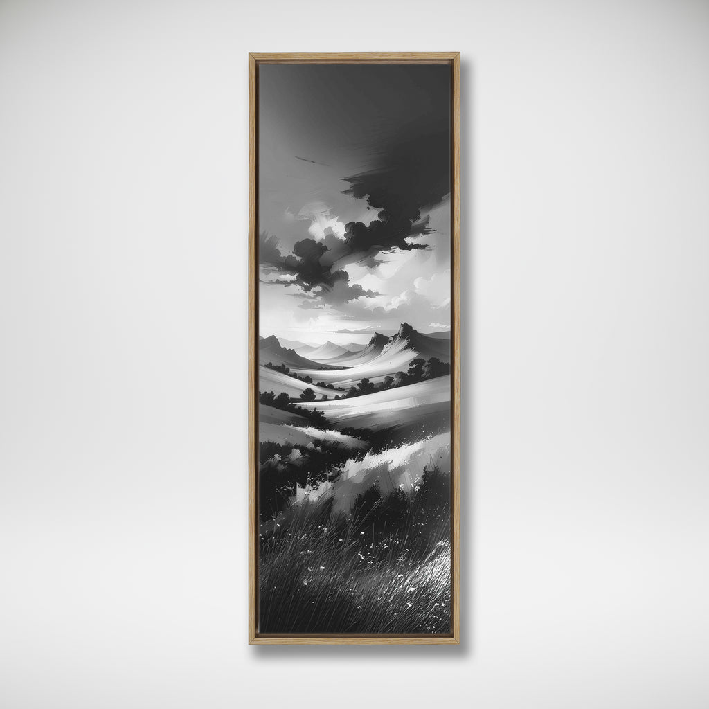 Japanese Inspired Mountain Scene