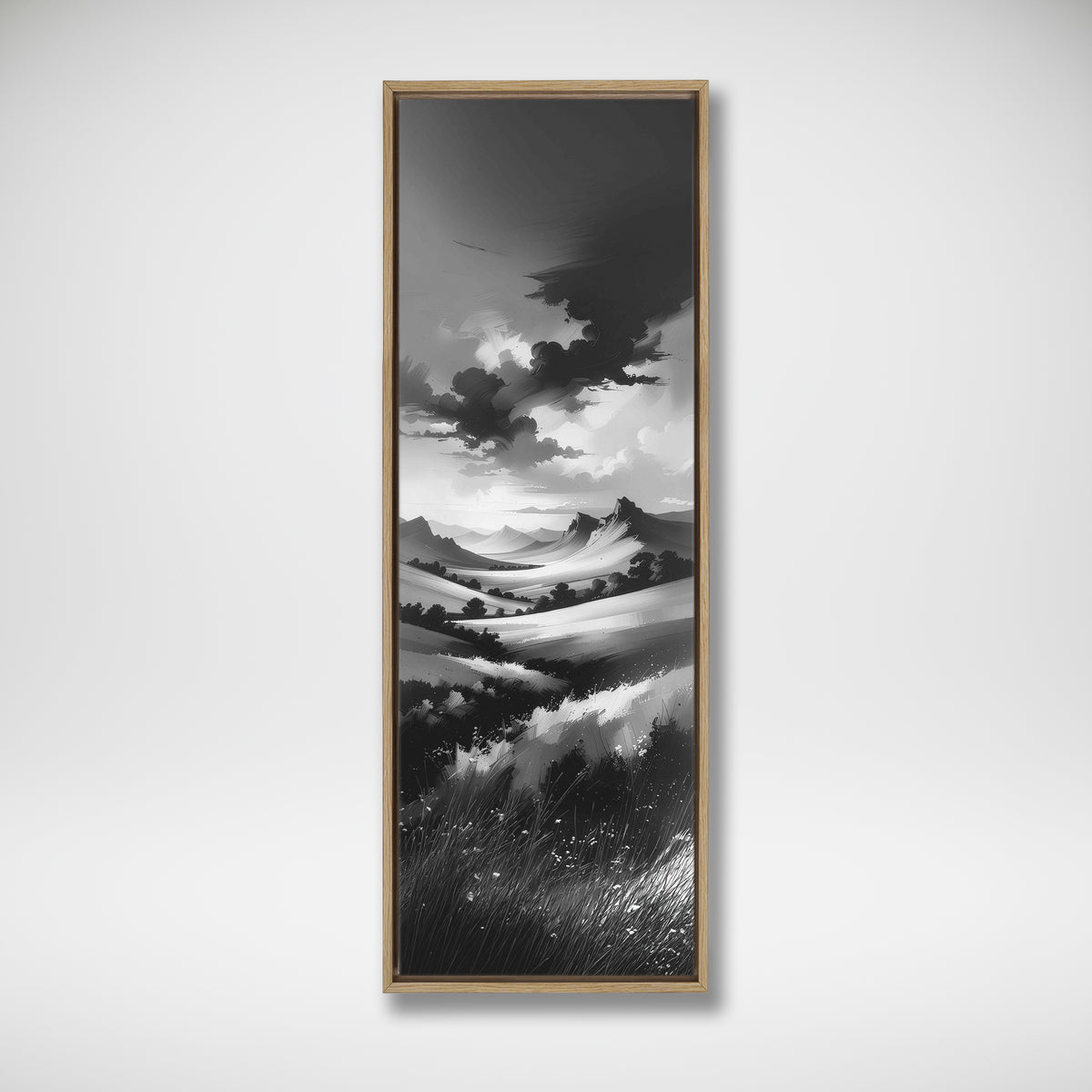 Japanese Inspired Mountain Scene