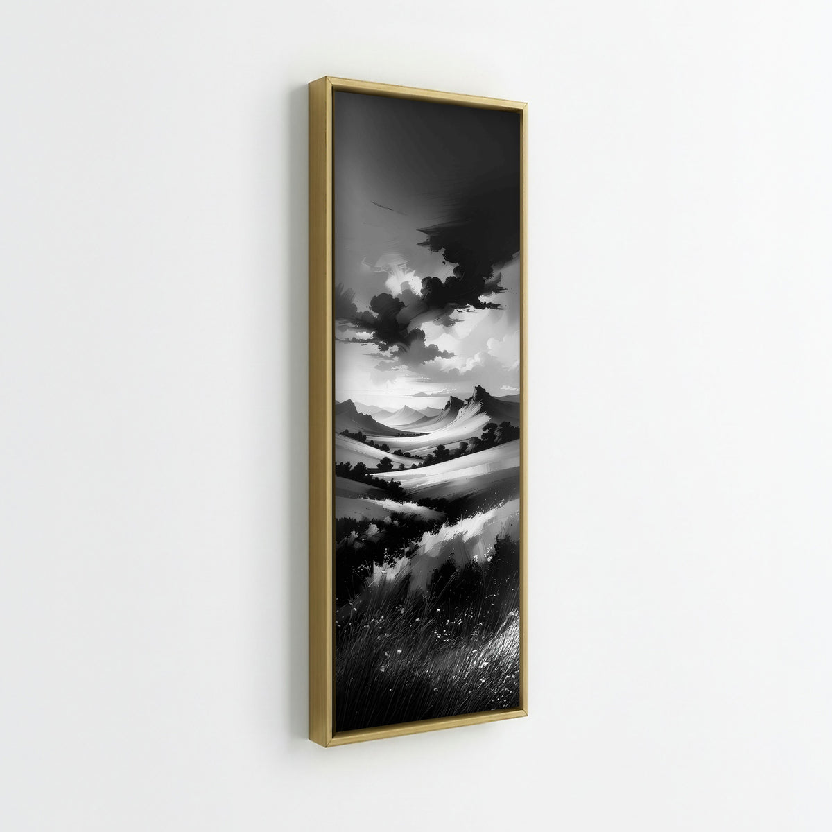 Japanese Inspired Mountain Scene