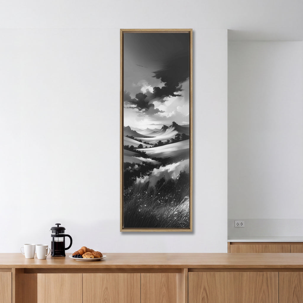 Japanese Inspired Mountain Scene