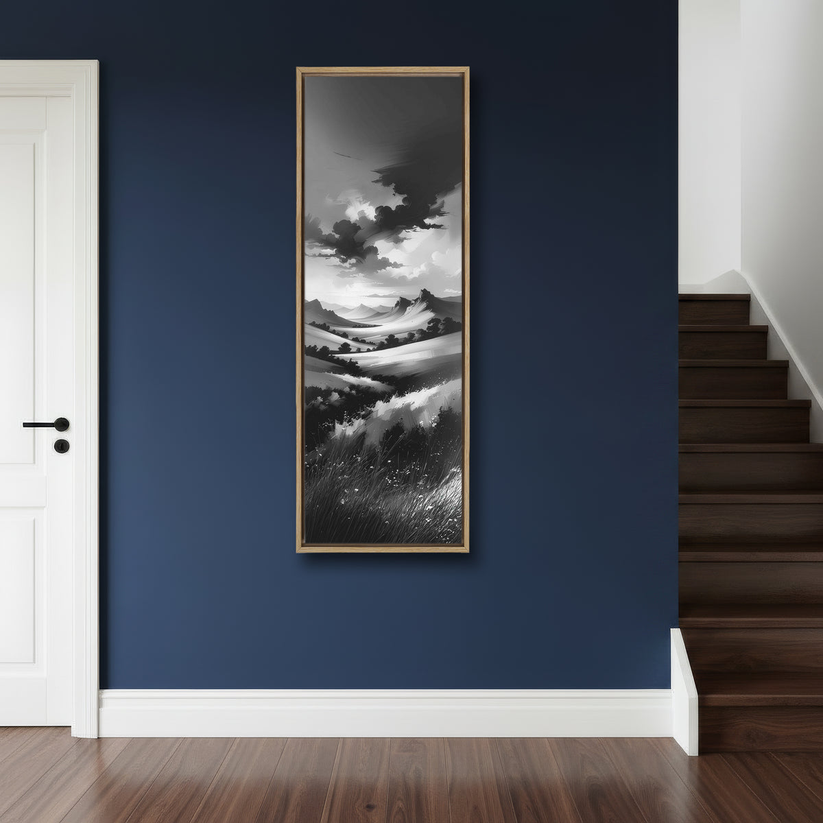 Japanese Inspired Mountain Scene