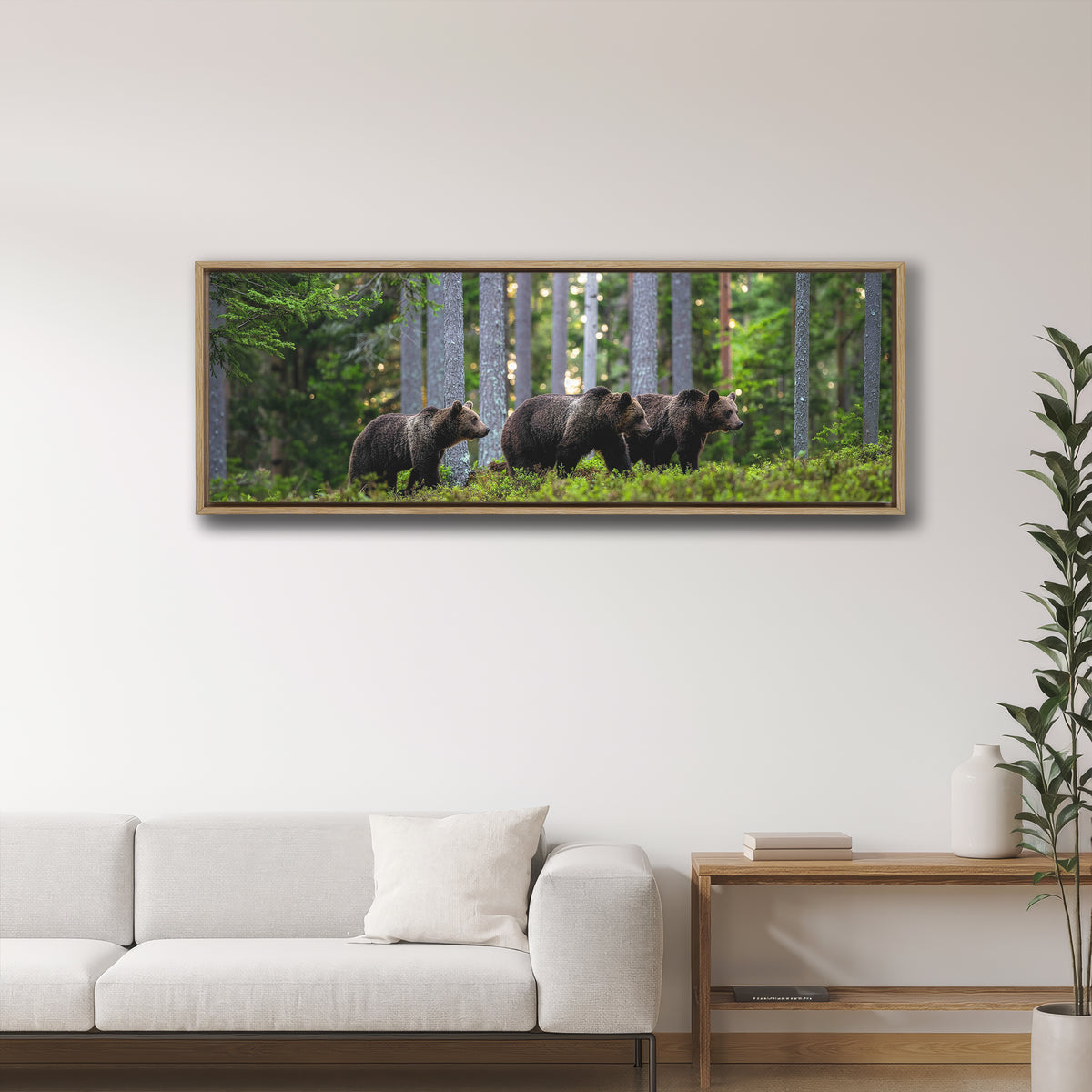 Mother Bear and Cubs