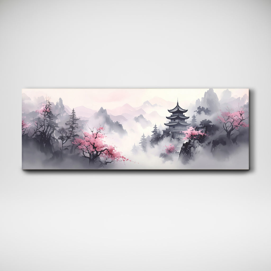 Pagoda in the Fog
