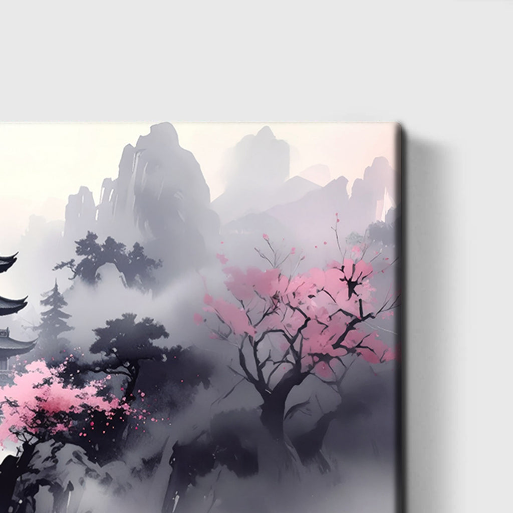 Pagoda in the Fog
