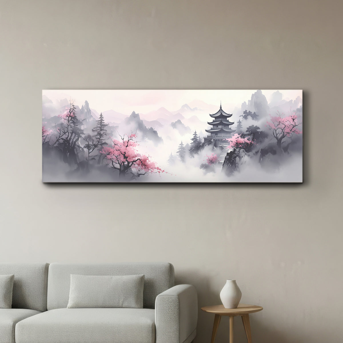 Pagoda in the Fog