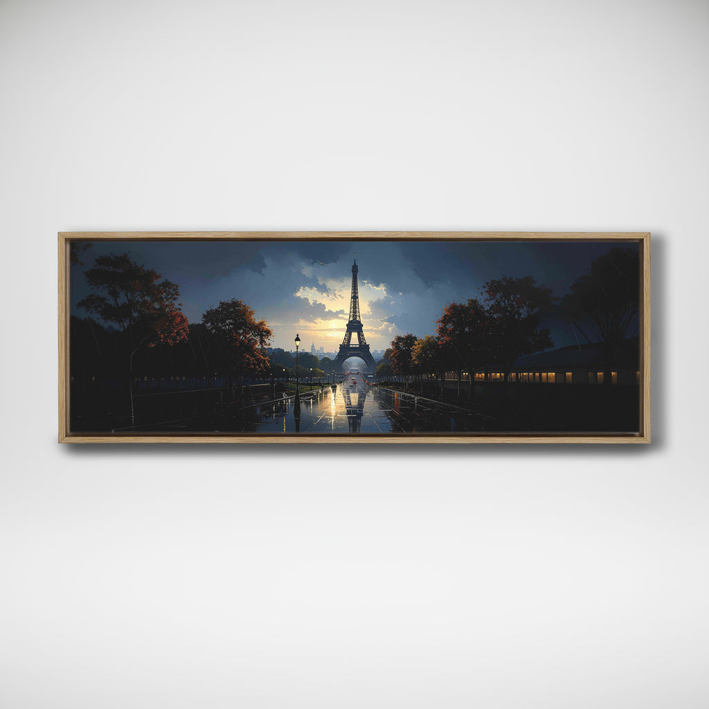 Rainy Paris evening