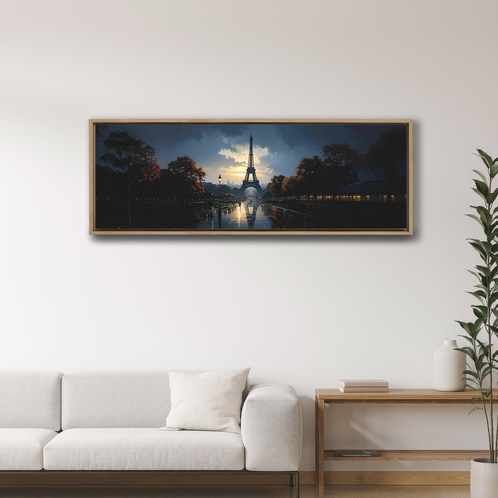 Rainy Paris evening