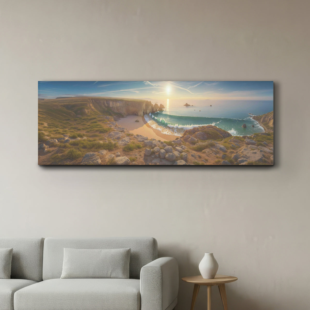 Secluded Cliff Top overlooking beach
