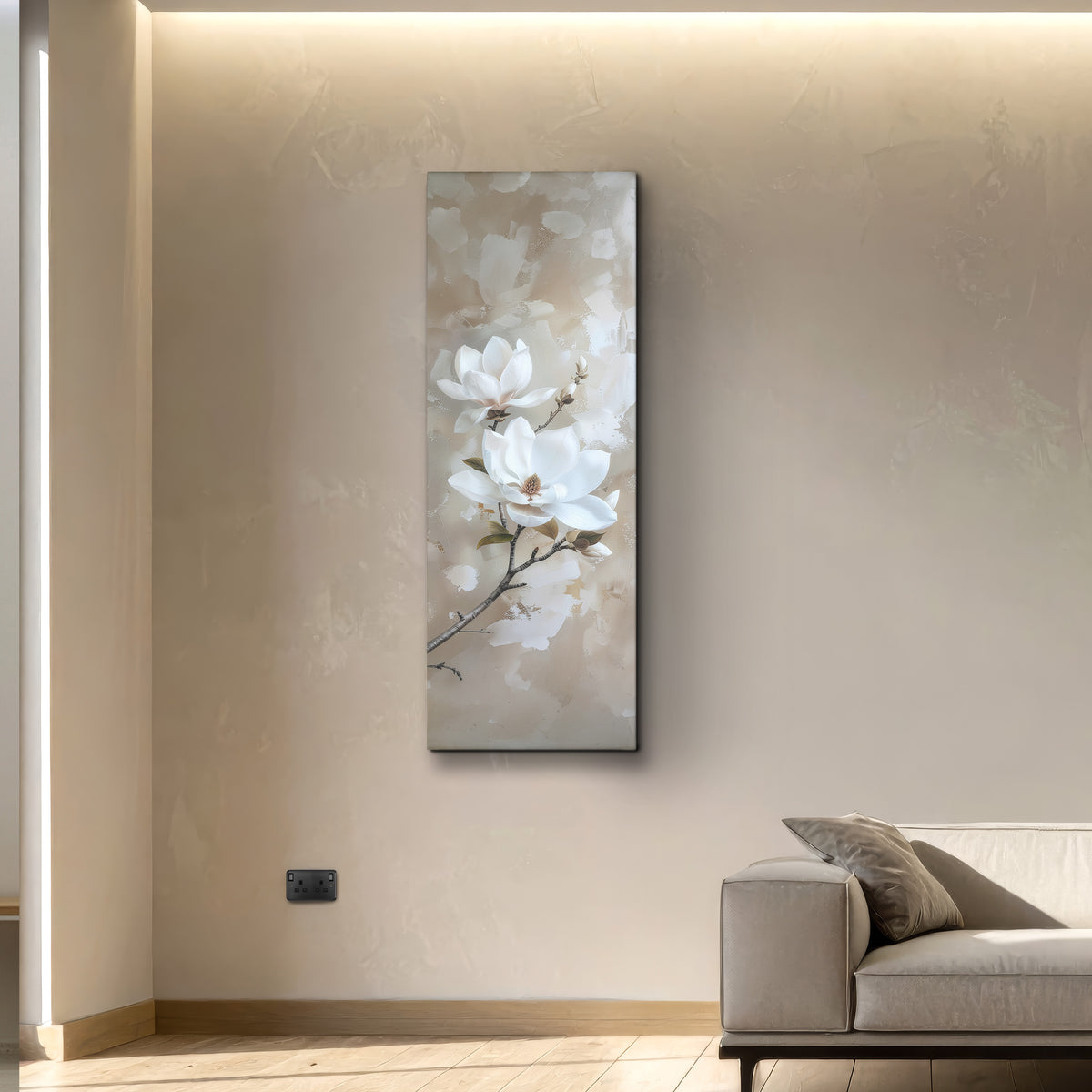 White Magnolia Branch