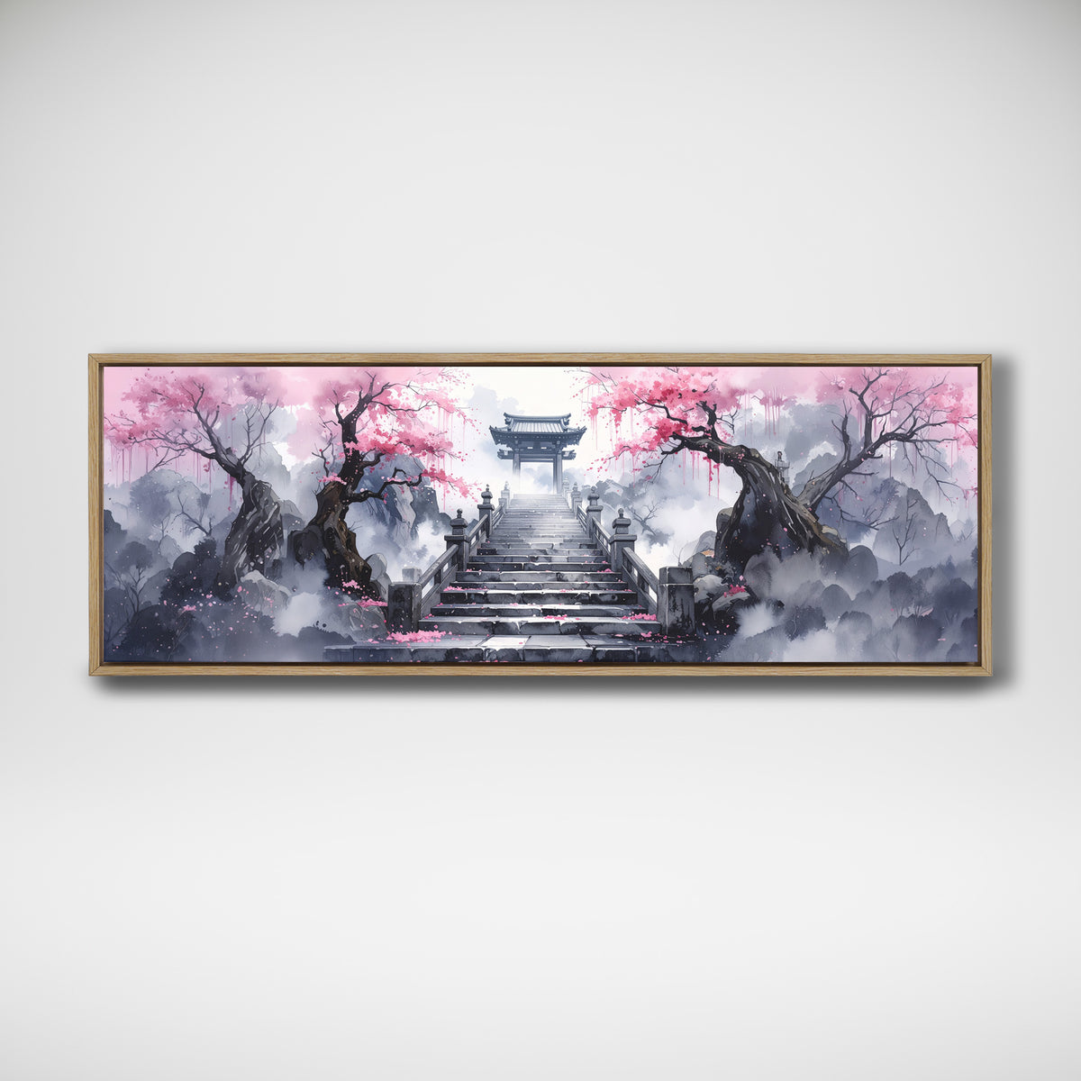 Winter Temple Steps